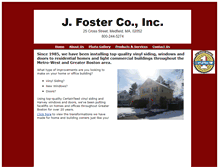 Tablet Screenshot of jfosterco.com